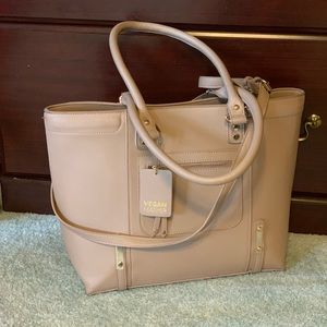 Leather computer bag